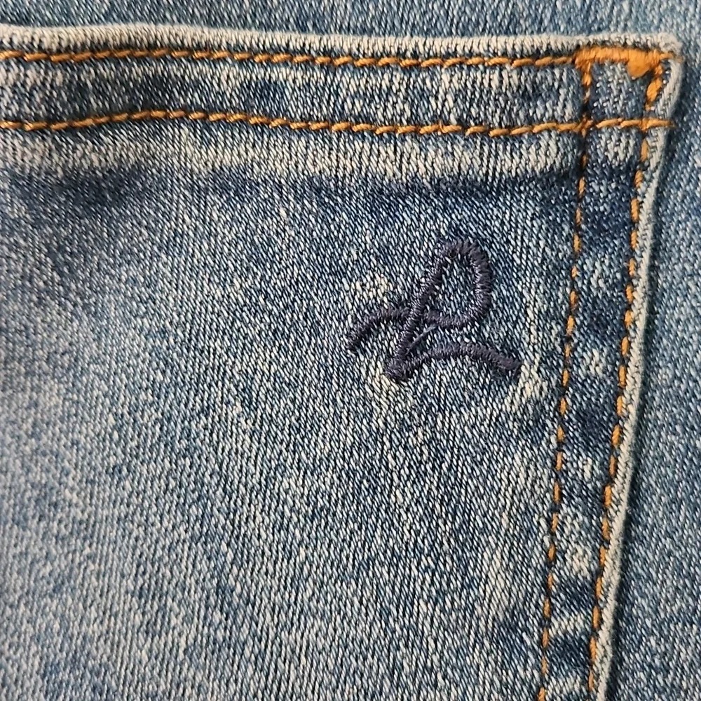 DL1961 Bridget Cropped‎ Hi-rise Instasculpt Kick Boot Jeans Frayed Hem Size 27